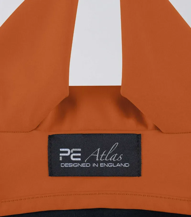 Premier Equine Atlas Ear Bonnet in Burnt Orange-3
