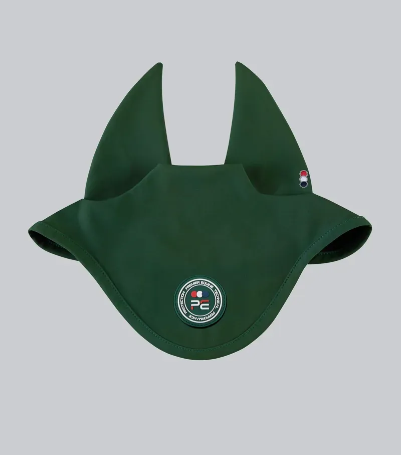 Premier Equine Atlas Ear Bonnet in Green