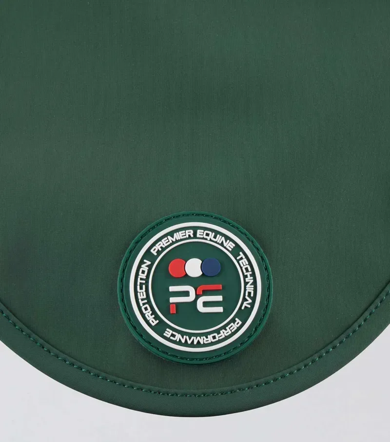 Premier Equine Atlas Ear Bonnet in Green-1