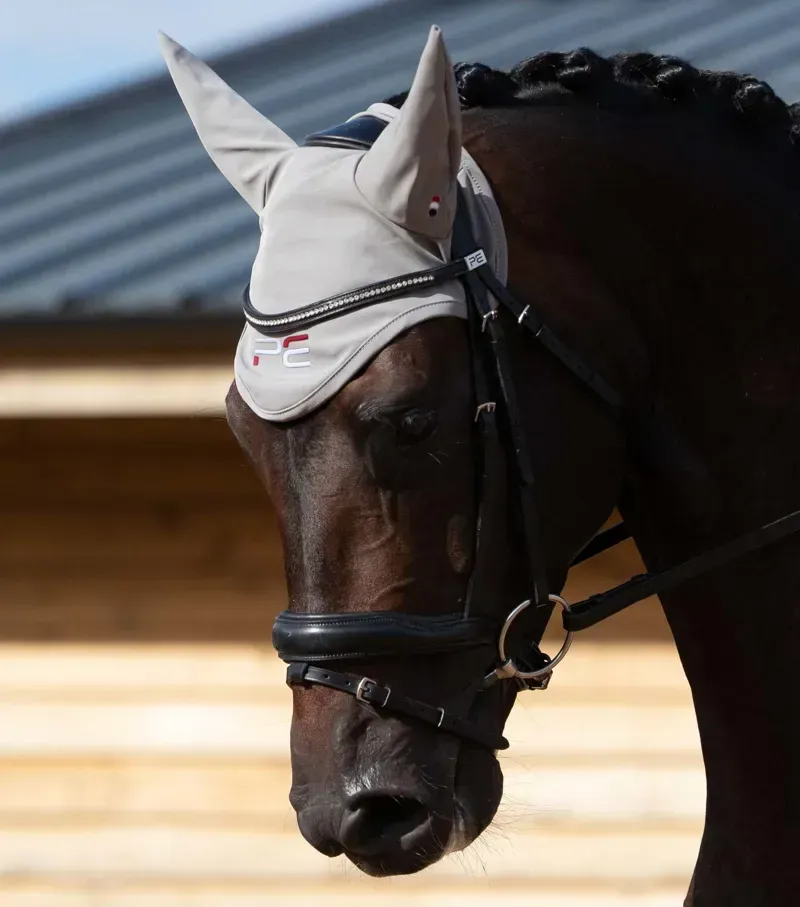 Premier Equine Atlas Fly Veil in Grey