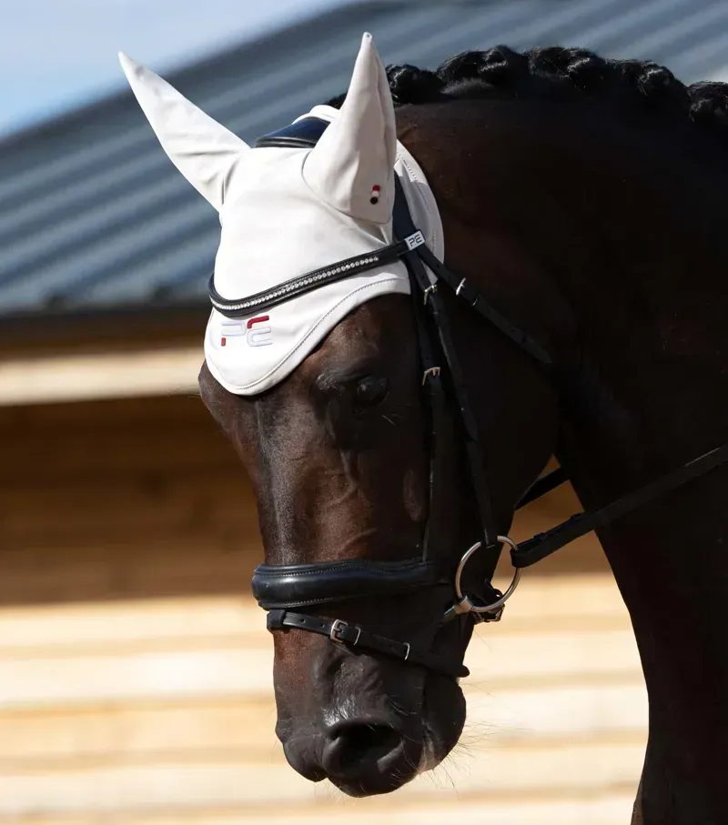 Premier Equine Atlas Fly Veil in White