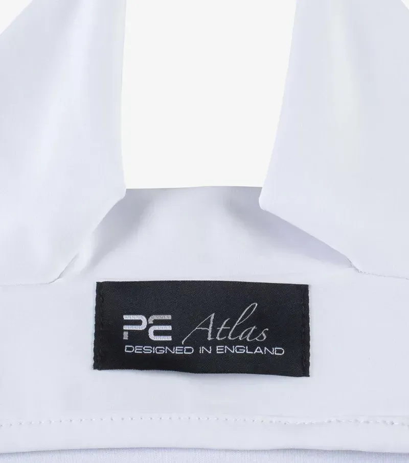Premier Equine Atlas Fly Veil in White-1