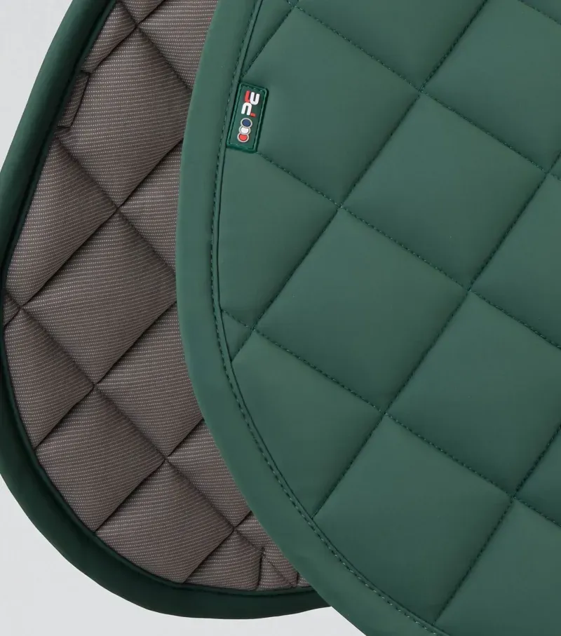 Premier Equine Full Atlas Close Contact GP/Jump Square in Green-2