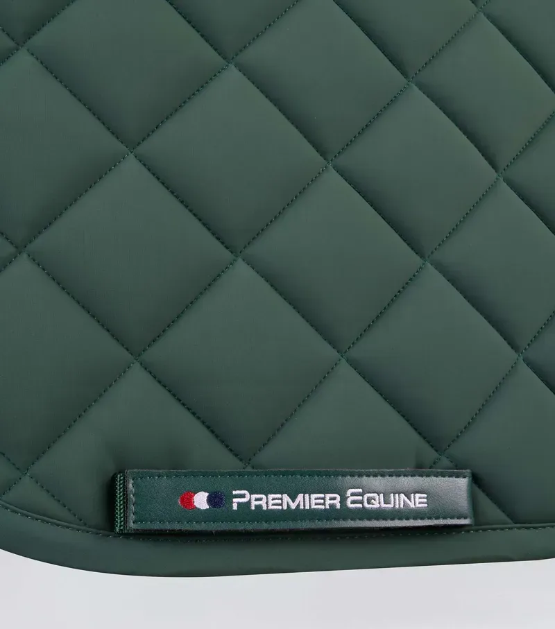 Premier Equine Full Atlas Close Contact GP/Jump Square in Green-3