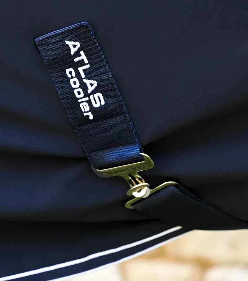 Premier Equine 6'6 Atlas Horse Cooler Rug in Navy-4