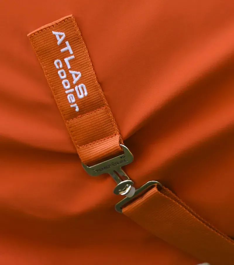 Premier Equine 6'0 Atlas Horse Cooler Rug in Burnt Orange-4