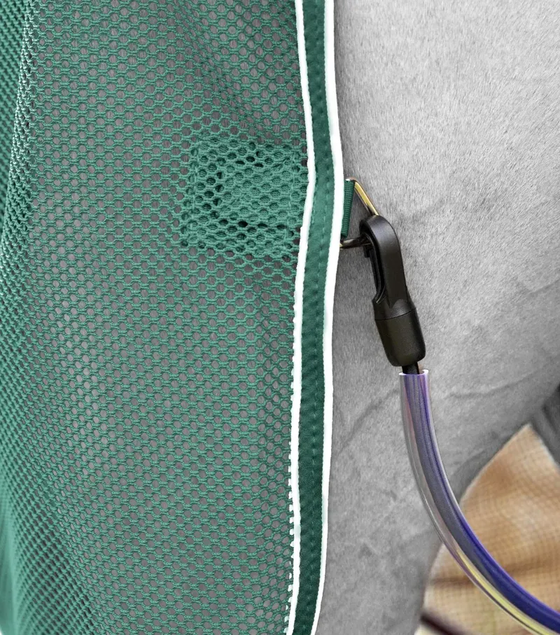 Atlas Mesh Horse Cooler Rug / Green-5