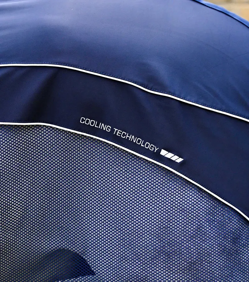 Premier Equine 6'3 Atlas Mesh Horse Cooler Rug in Navy-3