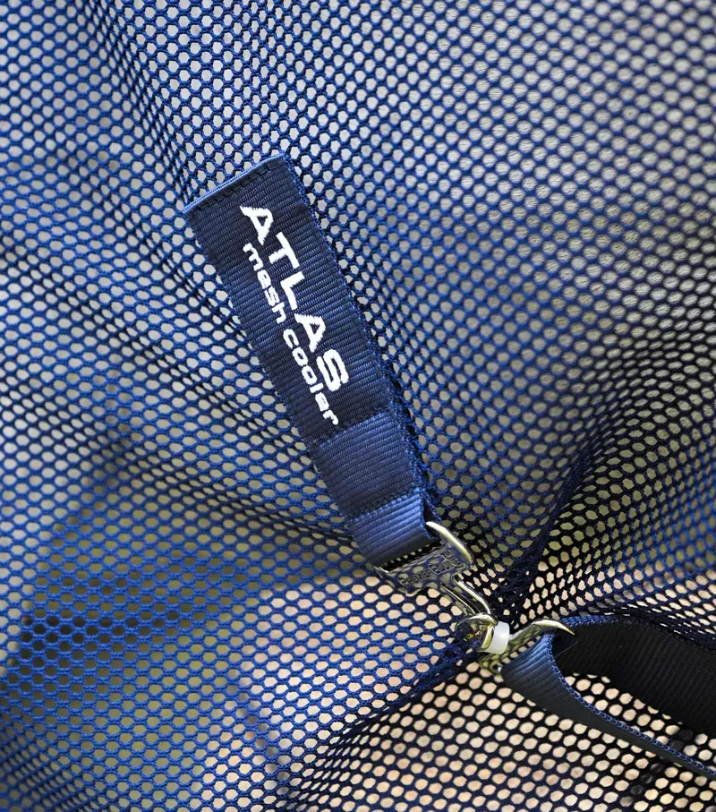 Premier Equine 6'6 Atlas Mesh Horse Cooler Rug in Navy-4