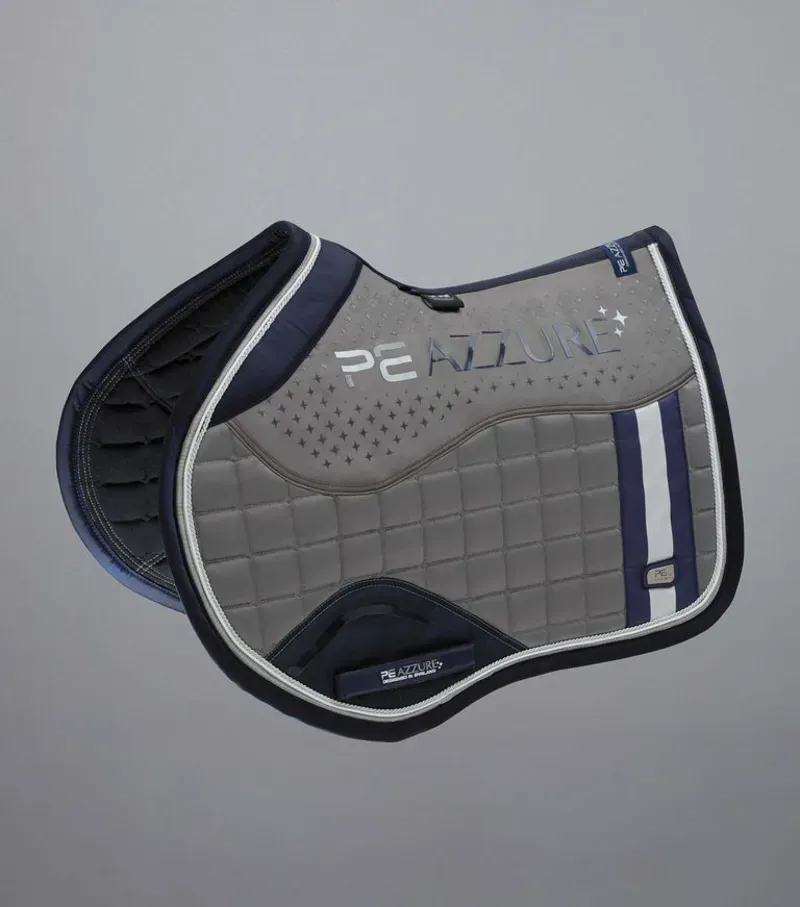 Premier Equine Azzure Anti-Slip Satin GP/Jump Square in Grey