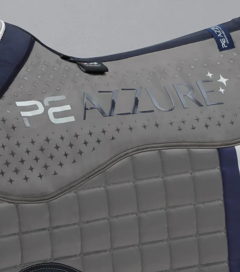 Premier Equine Azzure Anti-Slip Satin GP/Jump Square in Grey-5