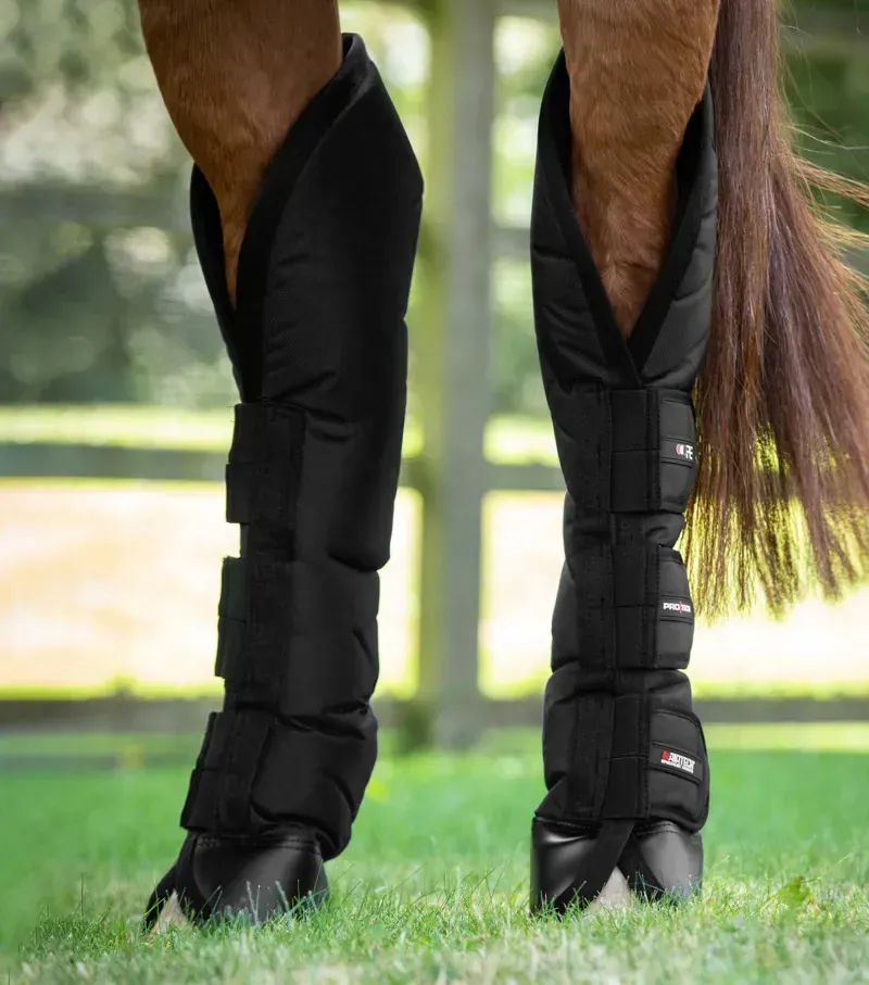 Premier Equine Ballistic Knee Pro-Tech Horse Travel Boots in Black-3