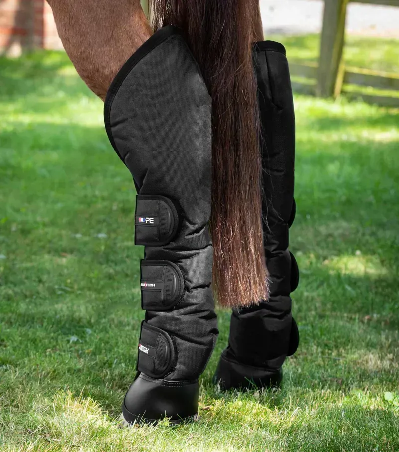 Premier Equine Ballistic Knee Pro-Tech Horse Travel Boots in Black-4