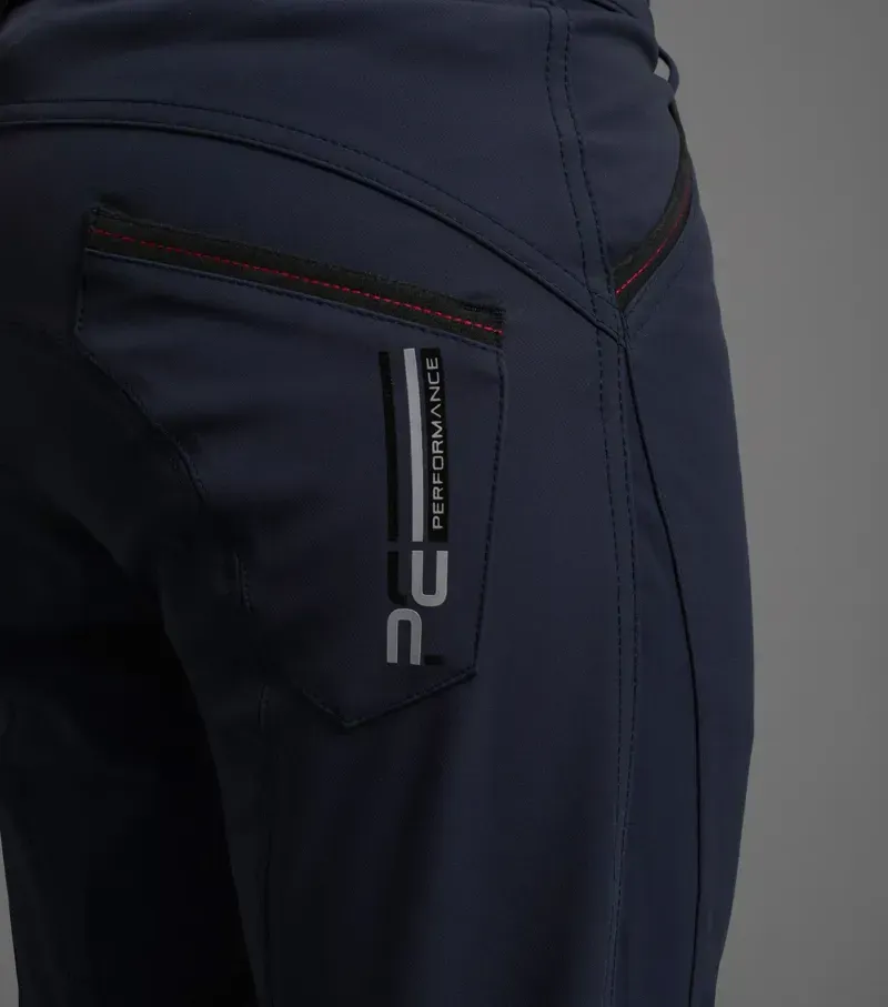 Premier Equine Gents Barusso Gel Knee Breeches in Navy-3
