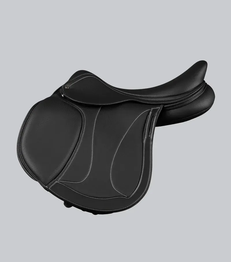 Bastia Synthetic Jump Saddle / 16. 5 Black 16.5-2
