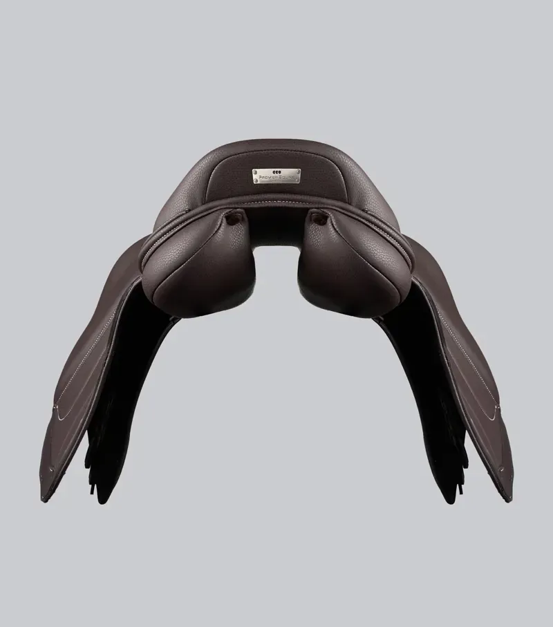 Bastia Synthetic Jump Saddle / 16. 5 Dark Havana 16.5-4