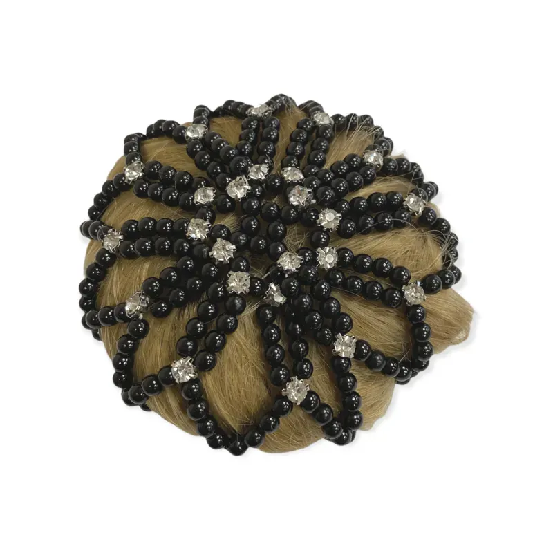 Diamante Beaded Bun Cover-1