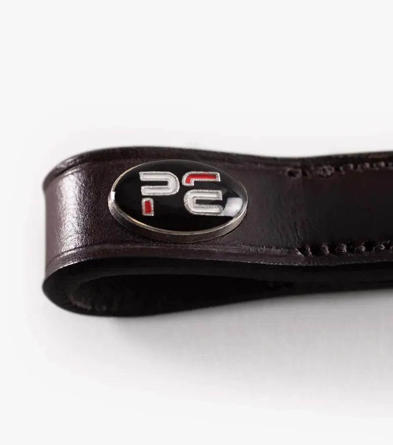 Premier Equine Bellissima Shaped Diamante Browband in Brown-3
