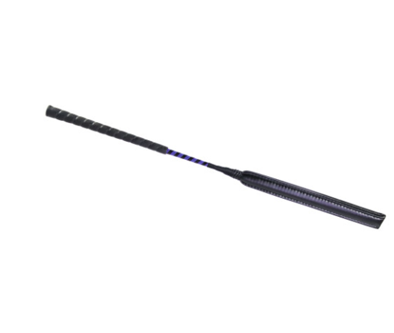 Hy Equestrian Jockey Whip in Black/Blue
