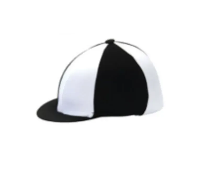 Hy Two Tone Lycra Silks in Black/White