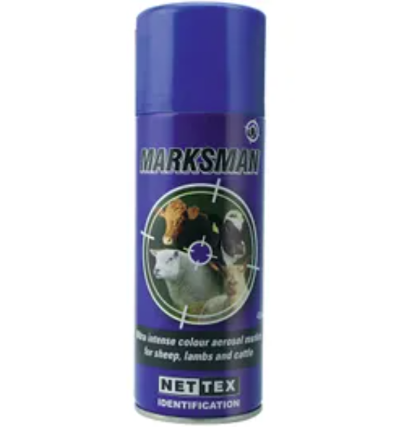 Nettex Agri 12x400ml Marksman Spray in Blue