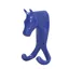 Perry Equestrian Horse Head Double Stable/Wall Hook in Blue