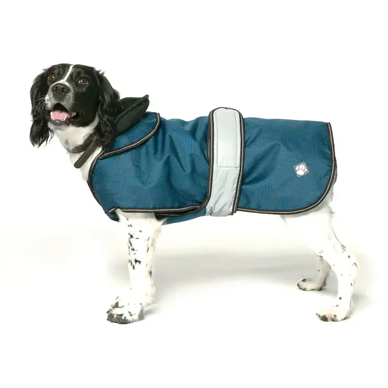 Danish Designs 35cm/14in. Ultimate 2 In 1 Dog Coat in Blue-1