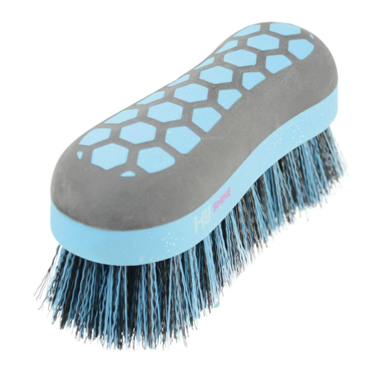 Hy Shine Glitter Dandy Brush in Navy/Blue