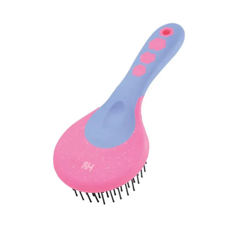 Hy Shine Glitter Mane and Tail Brush in Blue/Pink