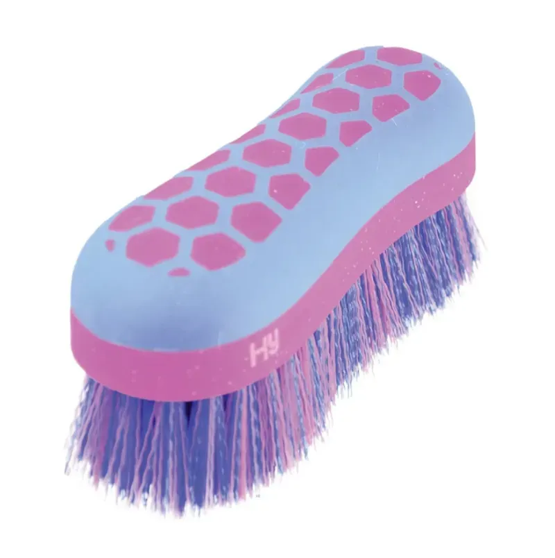 Hy Shine Glitter Dandy Brush in Blue/Pink