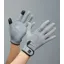 Premier Equine Bordoni Leather Mesh Riding Gloves in Grey