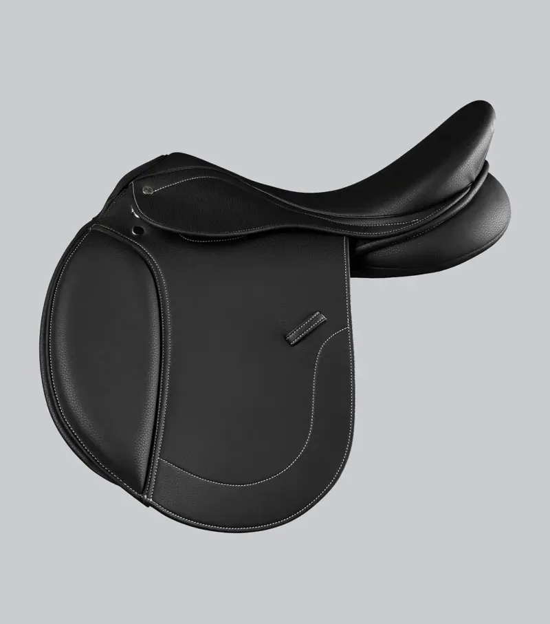 Bourges Synthetic GP Saddle / 17. 5 Black 17.5-2