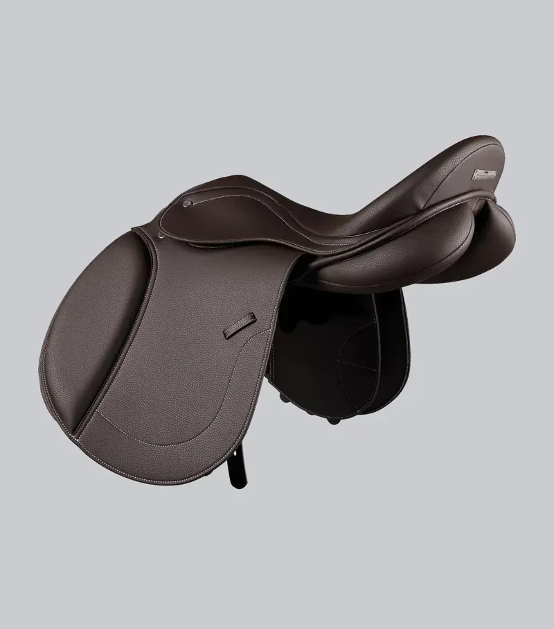 Bourges Synthetic GP Saddle / 17. 5 Dark Havana 17.5-3