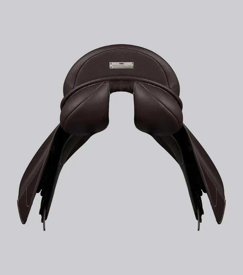 Bourges Synthetic GP Saddle / 17. 5 Dark Havana 17.5-4