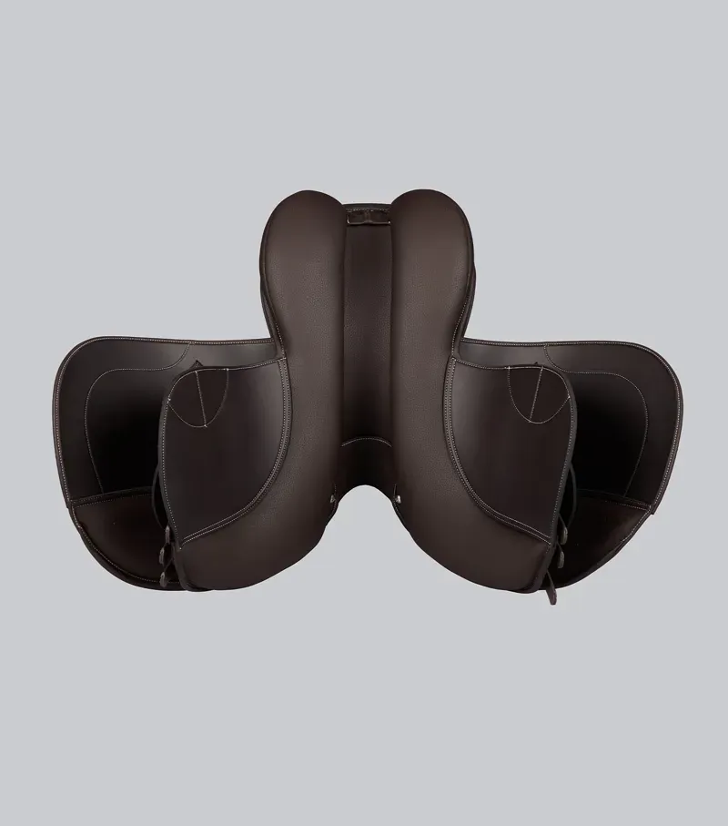 Bourges Synthetic GP Saddle / 17. 5 Dark Havana 17.5-5