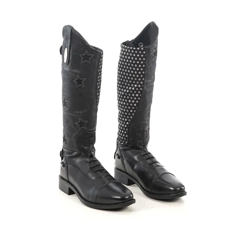 Brogini KB13 Carina Piccino Long Riding Boots - Size BLACK 3-1