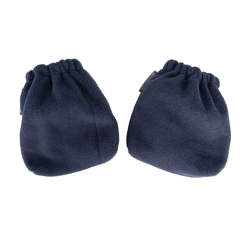 Hy Equestrian Pair Fleece Stirrup Covers in Navy