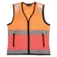 Hy Equestrian Reflector Two Tone Warning Tabard in Orange/Pink