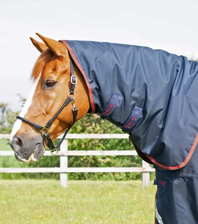 Premier Equine Buster 150g Turnout Rug With Classic Neck Cover in Navy-1