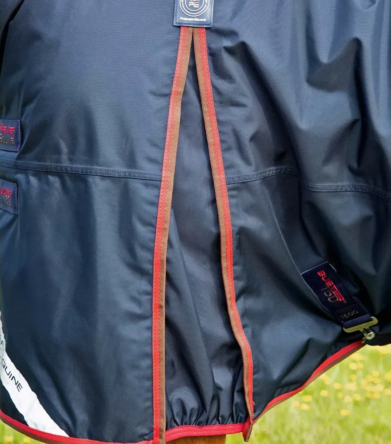 Premier Equine Buster 150g Turnout Rug With Classic Neck Cover in Navy-4