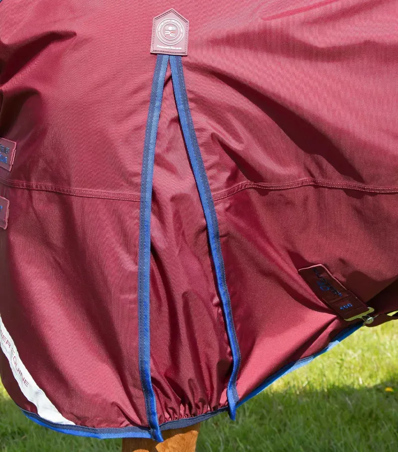 Premier Equine Buster 40g Turnout Rug With Classic Neck Cover in Burgundy-4