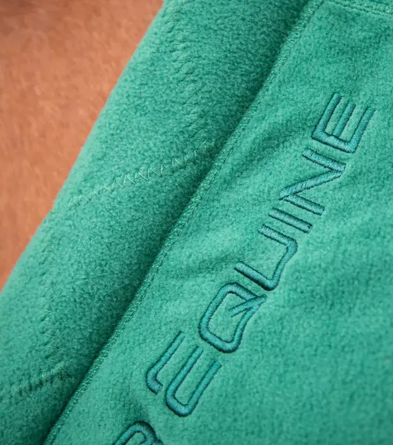 Premier Equine Buster Fleece Cooler Rug Continental Edition in Green-1