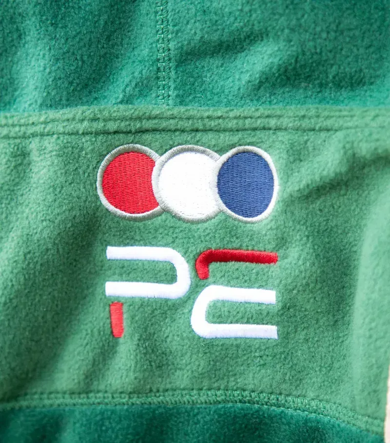 Premier Equine Buster Fleece Cooler Rug Continental Edition in Green-4