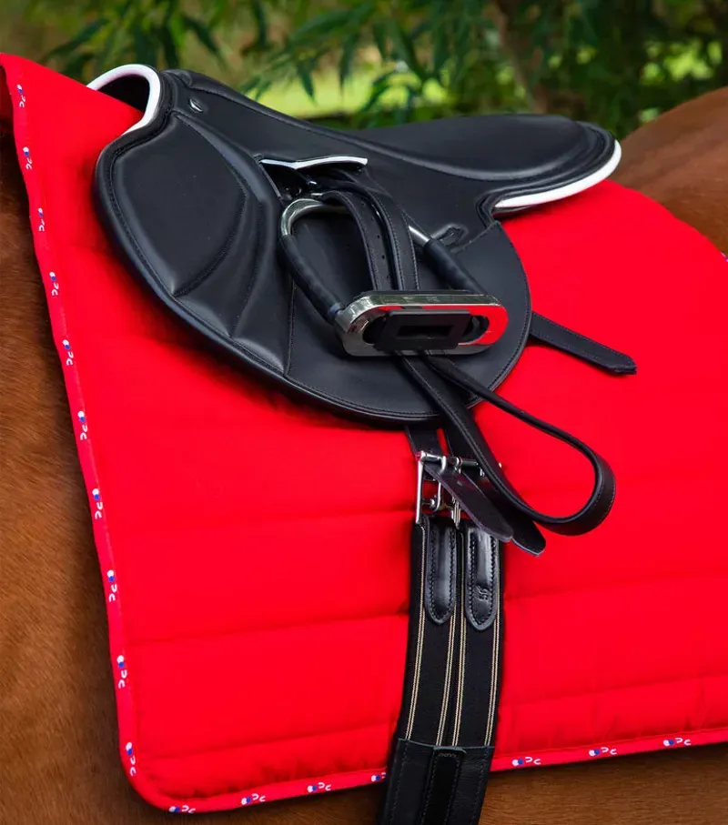 Premier Equine Buster Reversible Saddle Pad in Red-1