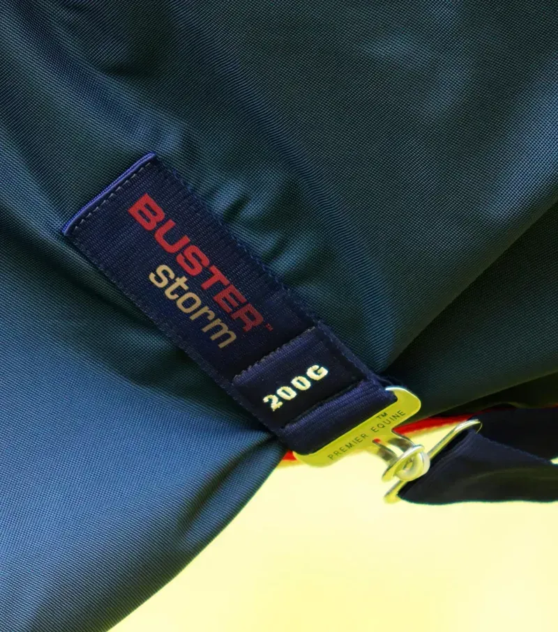 Premier Equine Buster Storm 200g Combo Turnout Rug With Snug-Fit Neck in Navy-4