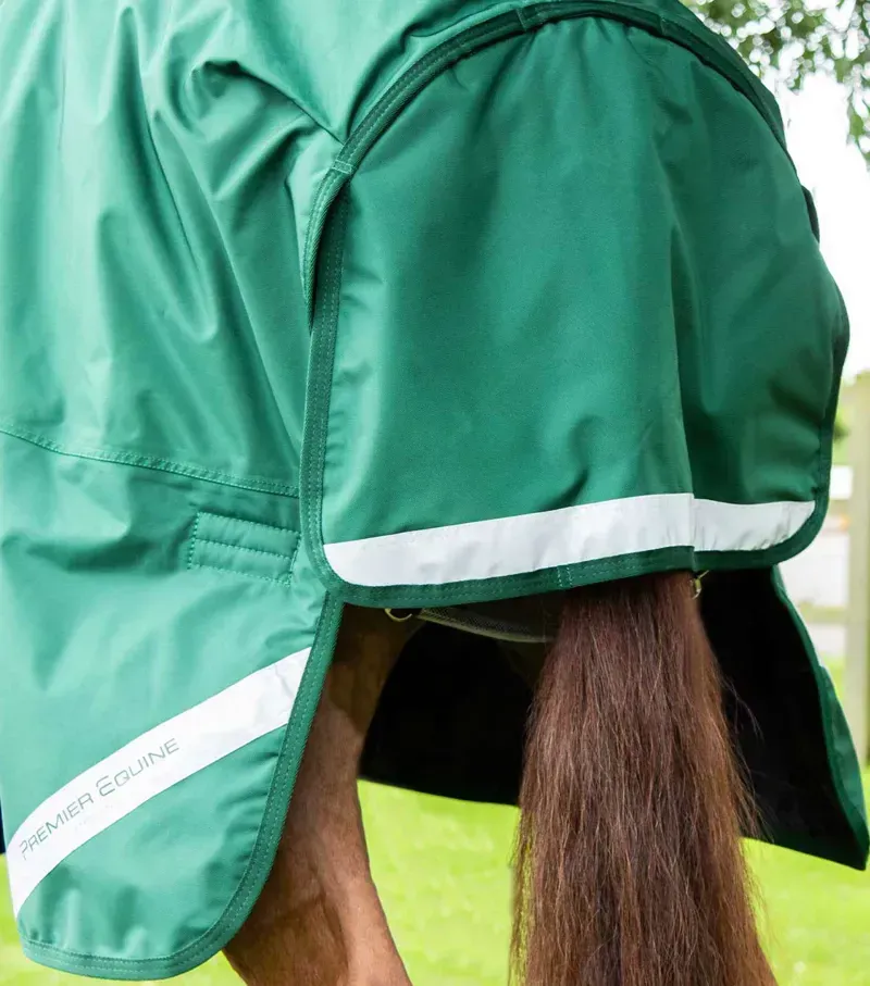 Premier Equine Buster Storm 220g Combo Turnout Rug With Classic Neck in Green-2