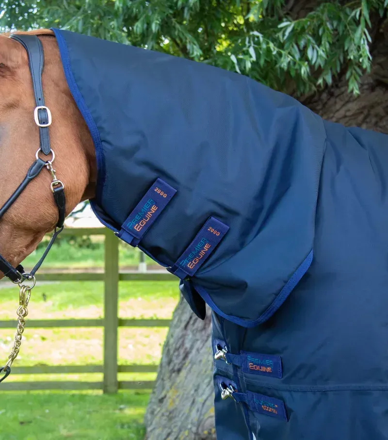 Premier Equine Buster Storm 420g Combo Turnout Rug With Classic Neck in Navy-1