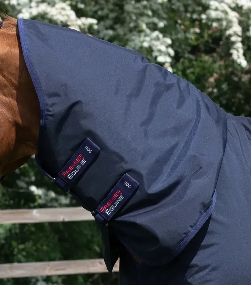 Premier Equine Buster Storm 90g Combo Turnout Rug With Classic Neck in Navy-1