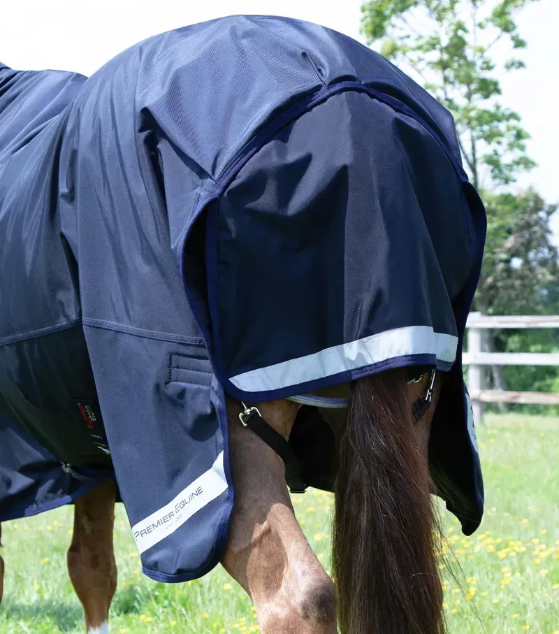 Premier Equine Buster Storm 90g Combo Turnout Rug With Classic Neck in Navy-4