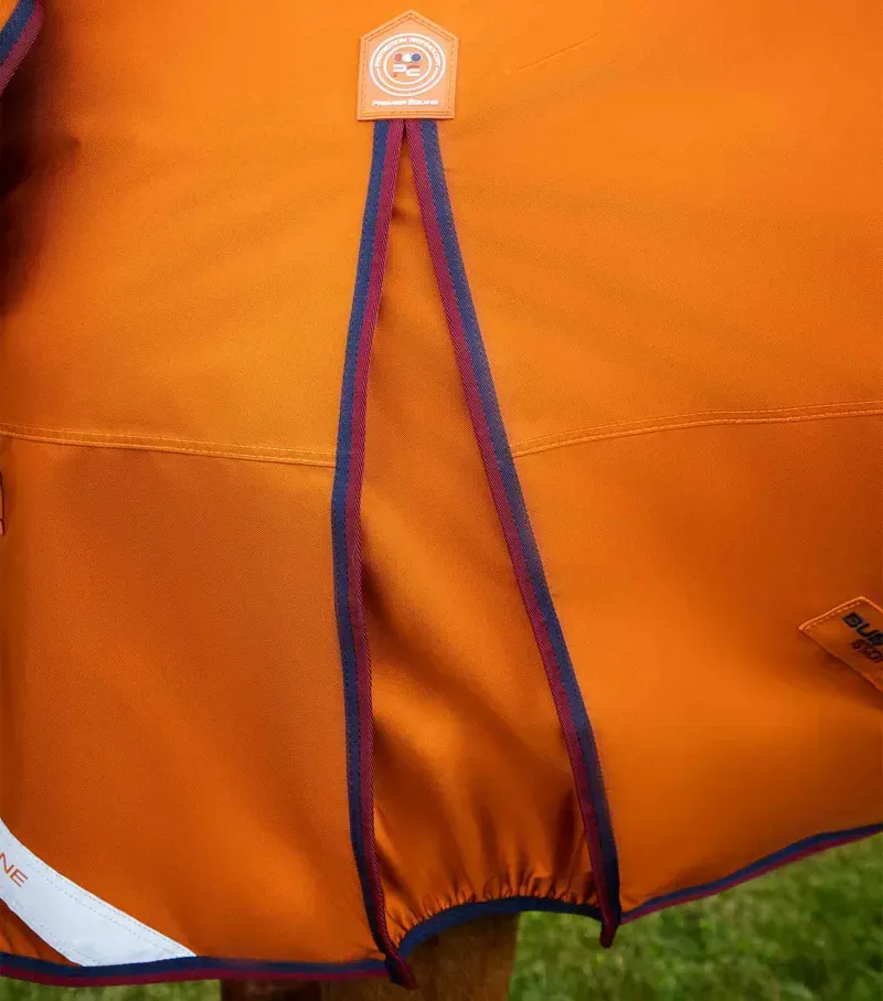 Premier Equine Buster Storm 200g Combo Turnout Rug With Classic Neck in Burnt Orange-3